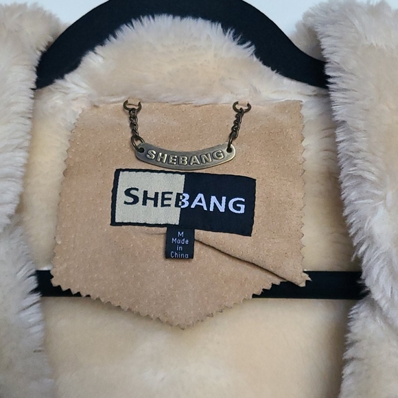 Shebang Suede Leather Jacket - Picture 3 of 14